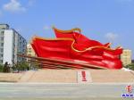 營(yíng)口市紅旗飄飄音樂(lè)廣場(chǎng)固定舞臺(tái)建成
